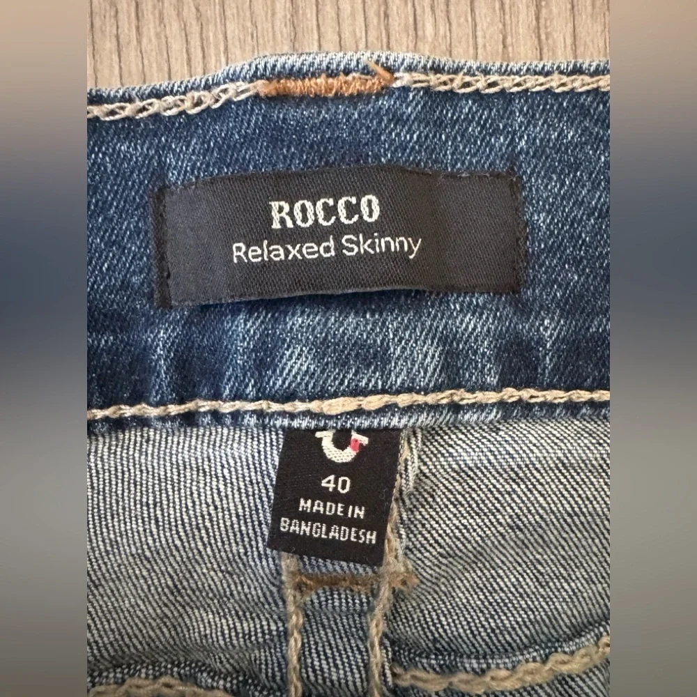 True Religion Blue Skinny Jeans with Classic Style 👖
